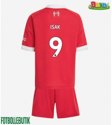 Liverpool Alexander Isak #9 Hemmaställ Barn 2025-26 Kortärmad (+ Korta byxor)